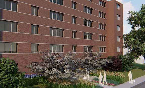 Whispering Oaks exterior rendering
