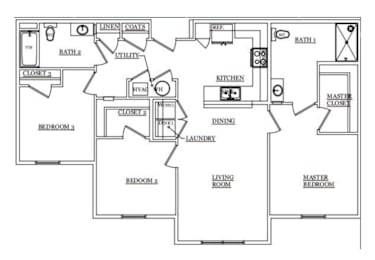  Floor Plan 3 Bedroom