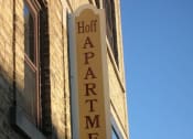 Thumbnail 2 of 17 - Sign for the historic Hoff apartment building