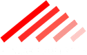 The image is a logo for Kenlar Properties, featuring a design of diagonal red and pink bars.