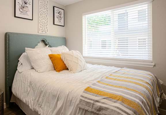 Bedroom at Encanto Lofts in Albuquerque New Mexico