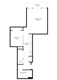 Harbor Sky Studio K Floor Plan