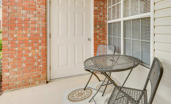 Forest Trail Apartment Homes Northport, AL, Private Balcony with extra storage