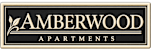 A logo for Amberwood Apartments is displayed.