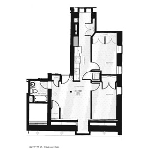 Franklin Lofts and Flats Floor Plan Diagram A3