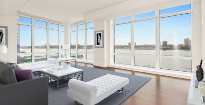 Floor-To-Ceiling Windows at The Aldyn, 60 Riverside Blvd., New York, NY 10069