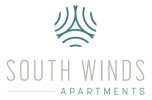 the logo of south winds apartments and the south winds logo