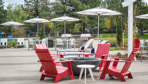 Fire Pit at Village Gardens Apartments in Fort Collins, CO