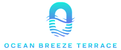 a logo that reads ocean breeze terrace