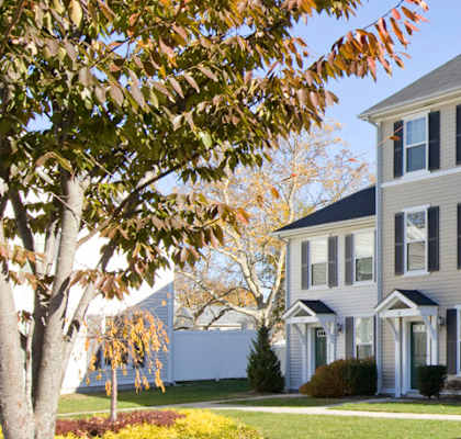 Exterior Of Building With Front Yard And Driveway Southwood Apartments CT. 