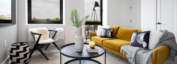 a living room with a couch at The Irvine, Philadelphia, Pennsylvania