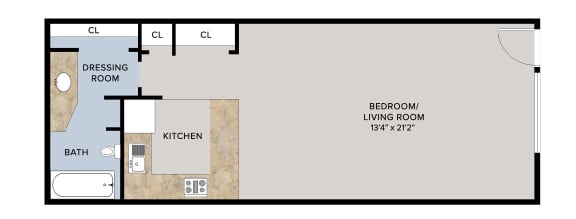 Floor Plan  Studio (A1)