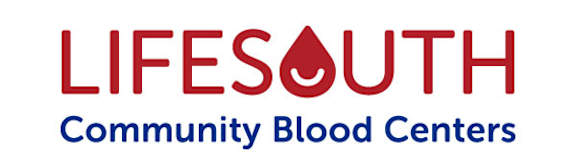 A logo for Lifesouth Community Blood Centers is displayed.