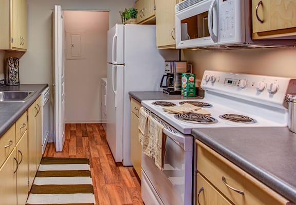 Kitchen gallery at Commons at Sylvan Highlands Apartments, Portland, OR, 97225