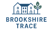 A logo with a house and a tree and the words Brookshire Trace. at Brookshire Trace Townhomes Apartments, Philadelphia, Pennsylvania