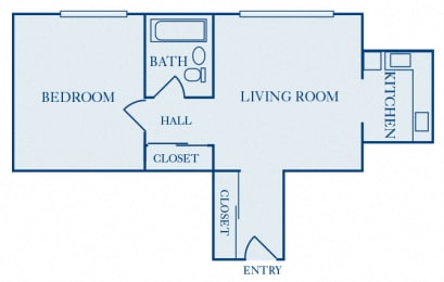 Quality Hill Towers - A7 - 1 bedroom - 1 bath