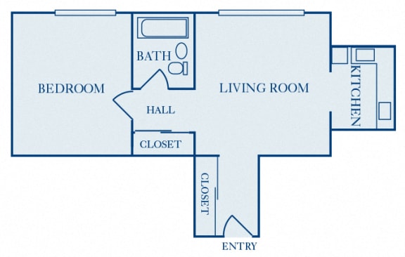 Quality Hill Towers - A7 - 1 bedroom - 1 bath