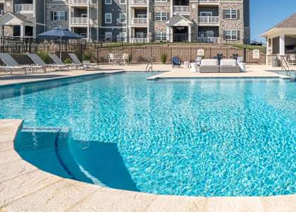 Resort Inspired Swimming Pool at Aventura at Hawk Ridge