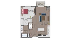 Ford Floor Plan at The Edison at Maple Grove, Minnesota
