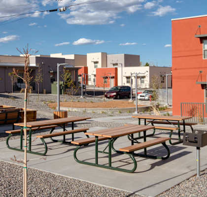 Courtyard at Generations at West Mesa Apartments in Albuquerque NM 4-2020