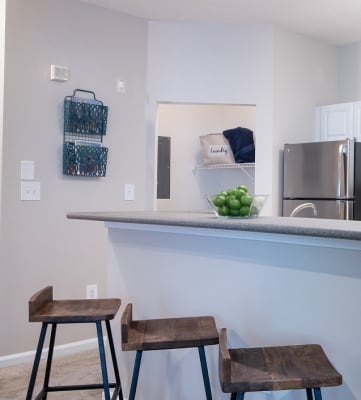 Bright Open Kitchens Complete with Stainless Steel Modern Appliances, Garage Disposal and More at Autumn Park Apartments, Charlotte, NC 28262