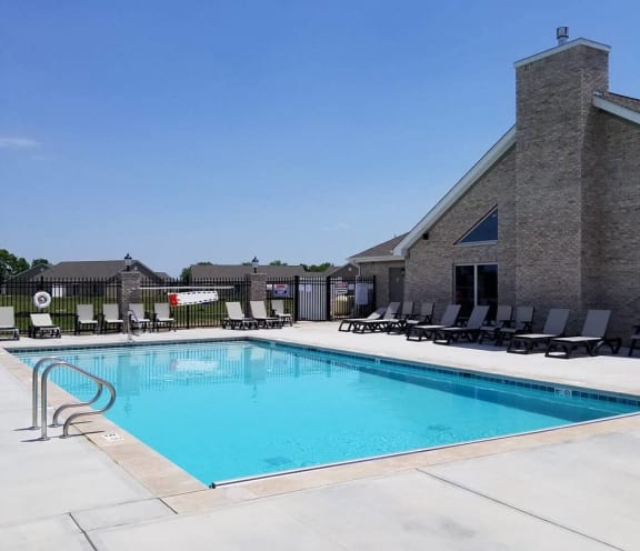 Sparkling Swimming Pool at Regency Preserve Apartments in Avon IN 46123