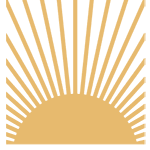 an orange and yellow square with a black border