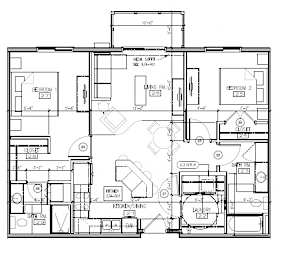  Floor Plan 2 Bedroom 2 Bath