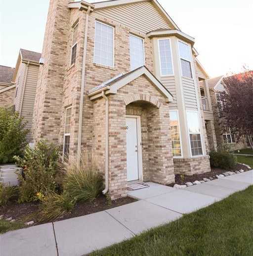 outside of buildings at Stone Ridge Estates in Lincoln Nebraska
