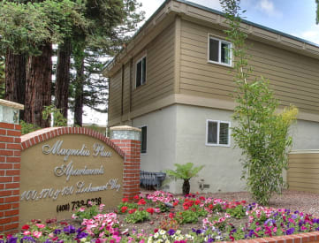 Elegant Exterior View Of Property at Magnolia Place, Sunnyvale
