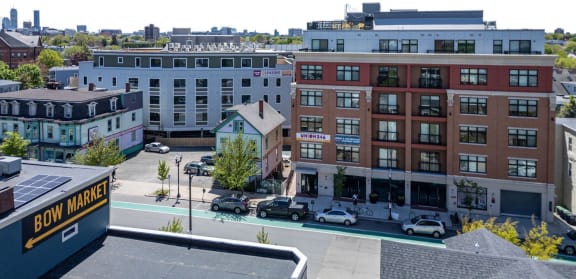 a view of the city from a roof top of a building at Union 346, Somerville