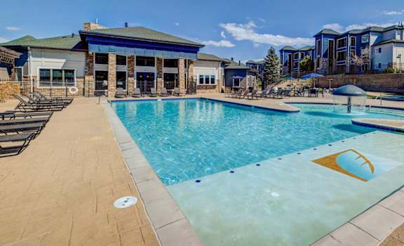 Pool With Sunning Deck at The Fletcher Southlands, Colorado
