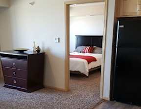 Spacios apartment layout  with bedroom