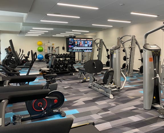 State Of The Art Fitness Center at The Hill Apartments, Saint Paul, MN