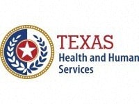 the logo of the health and human services agency at The Landings at Brooks City-Base Apartments , San Antonio, Texas