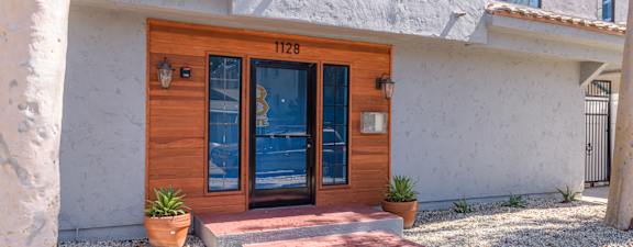 front door of a house