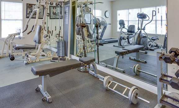 Fitness Center Studio Apartment Floor Plan - Forest Trail Apartment Homes Northport, AL