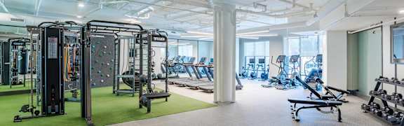 Large Fitness Center at The Ace, Richmond, VA