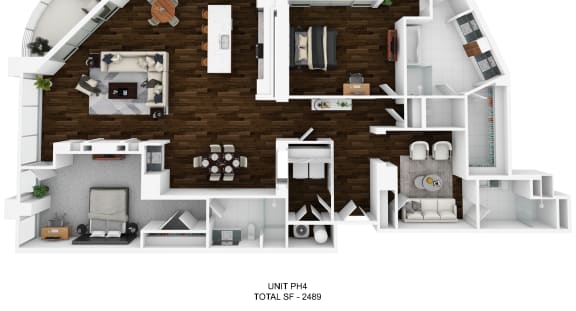 3 bedroom floor plan  the residences at