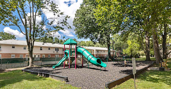 Play area for kids at Lakeview Apartments, New Jersey, 07605