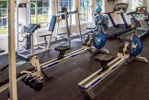 Fitness Center Equipment at Hathaway Court Apartments, Oregon