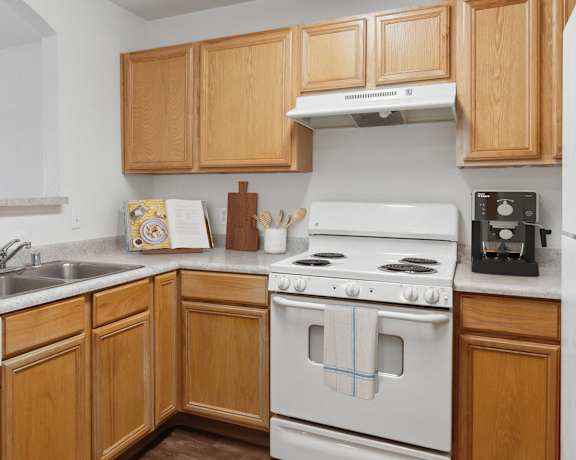 Kitchen at Somerset Village Apartments in Kingman Arizona