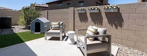 Pet-Friendly Private Backyard at Avilla Western Garden, Phoenix, AZ 85307