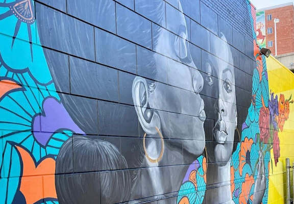 Wall Painting at The Blairs, Maryland