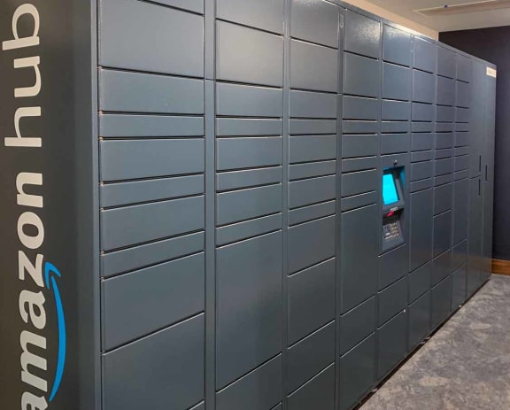 Amazon hub lockers for resident packages
