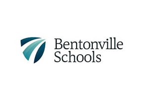 The image is a logo of Bentonville Schools.