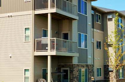 Elegant Exterior View at Shadow Bay Apartments, North Dakota