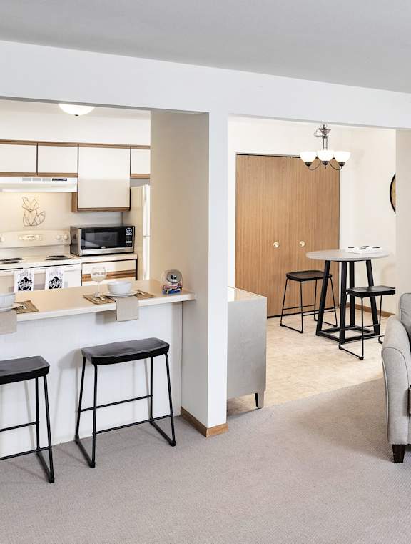 Social Lounge at Poplar Creek Apartments, Brookfield