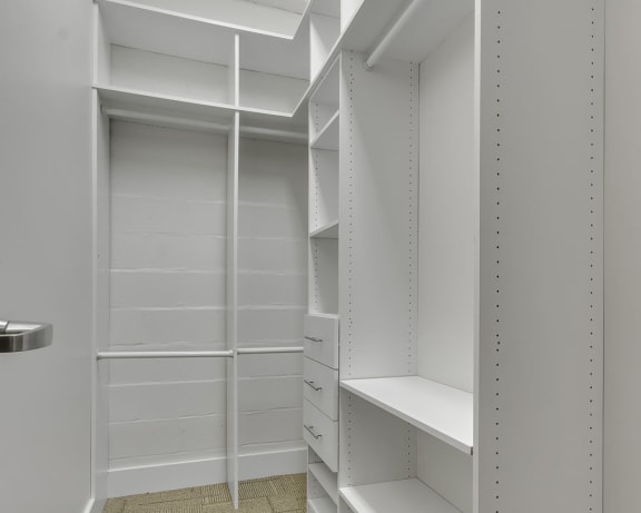 Walk-In Closet at The Lofts at Elk Terminal, New York
