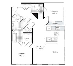 A floor plan for a property called The Park Place is displayed.